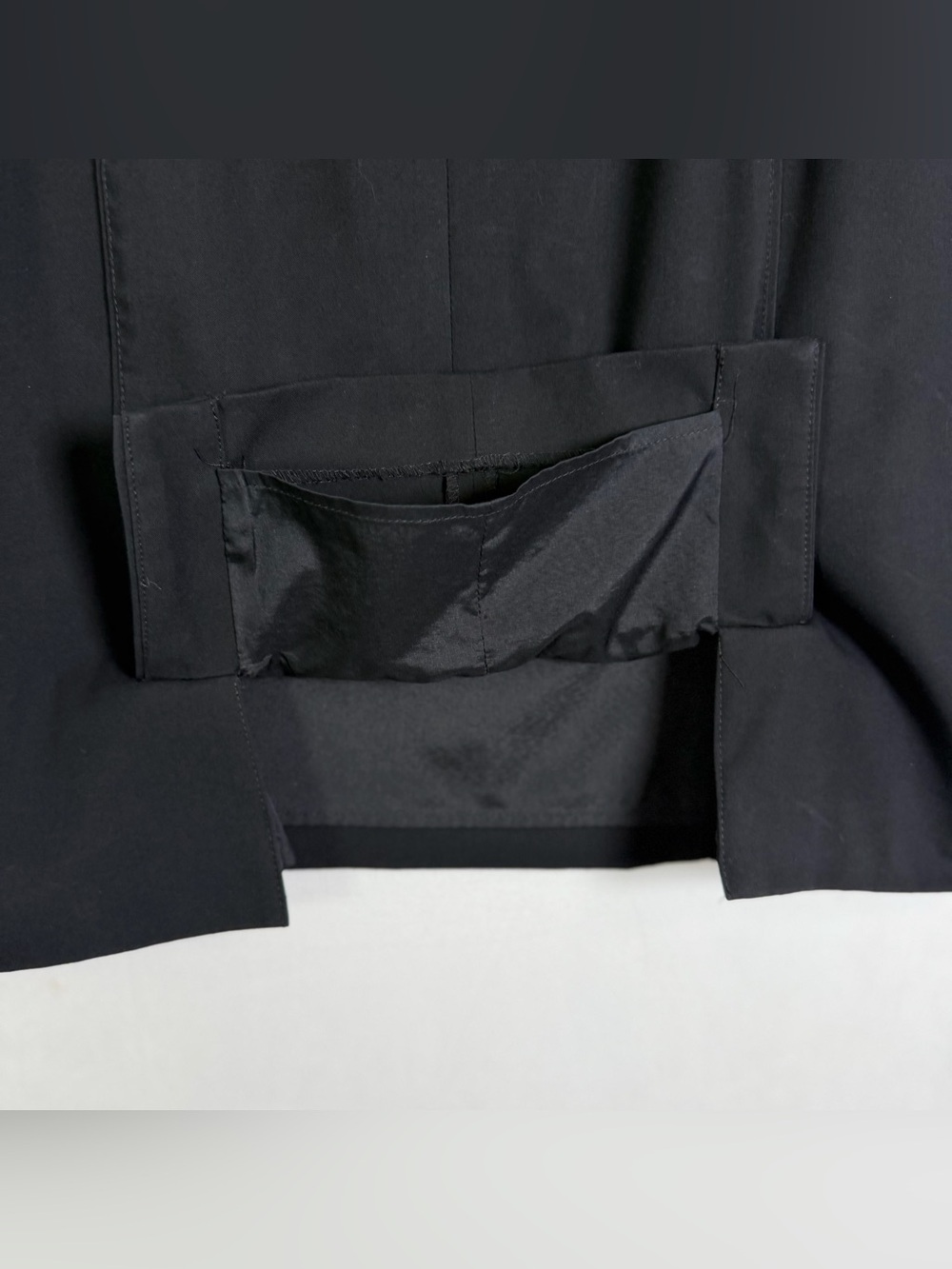 Mossimo Stretch Women’s Black Pencil Skirt Size 14 Career Office Business Casual - Picture 6 of 8